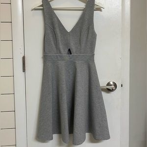 Altard State Grey Formal Skater Dress